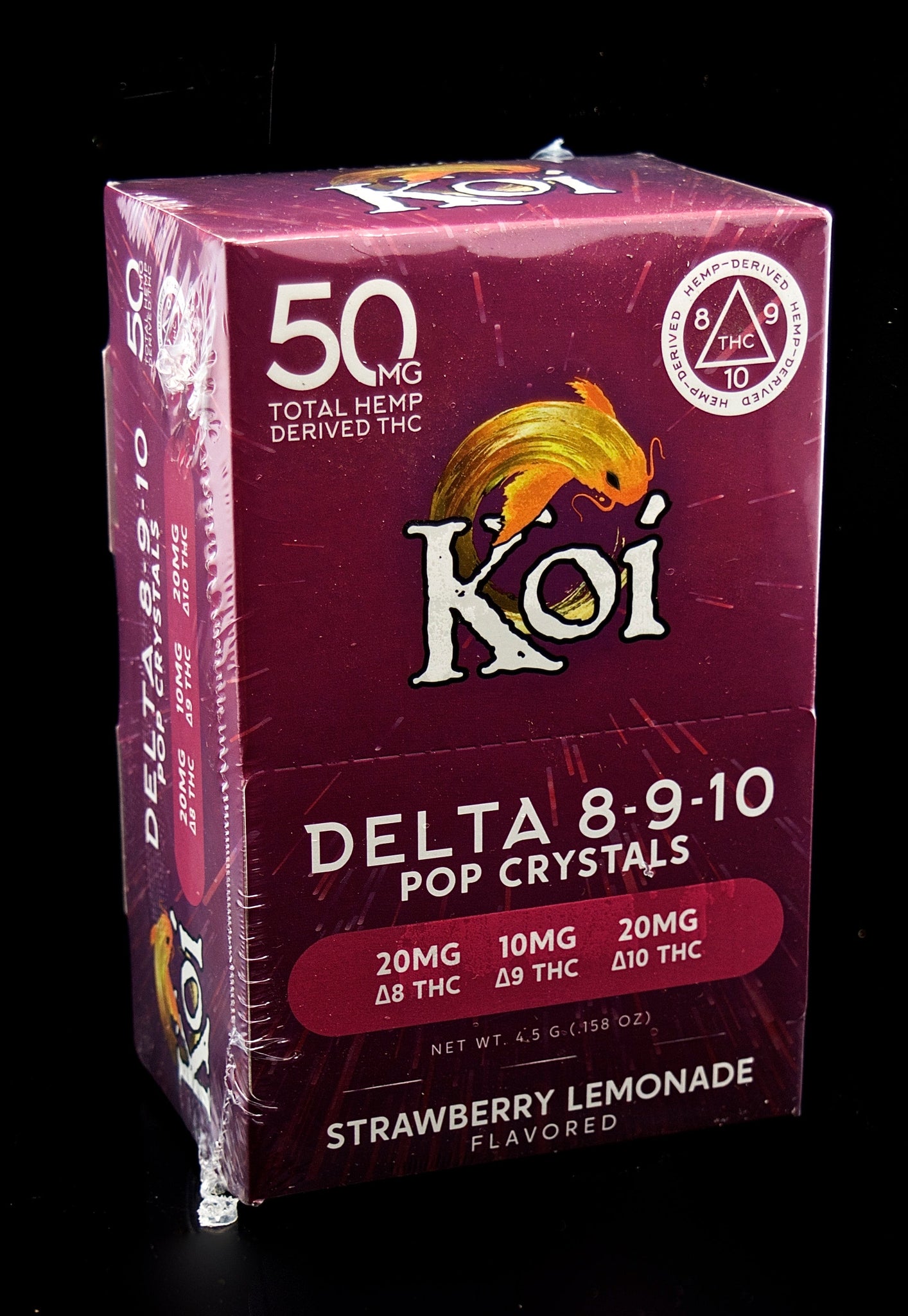 KOI Delta 8-9-10 THC Pop Crystals- 30 PACK -136